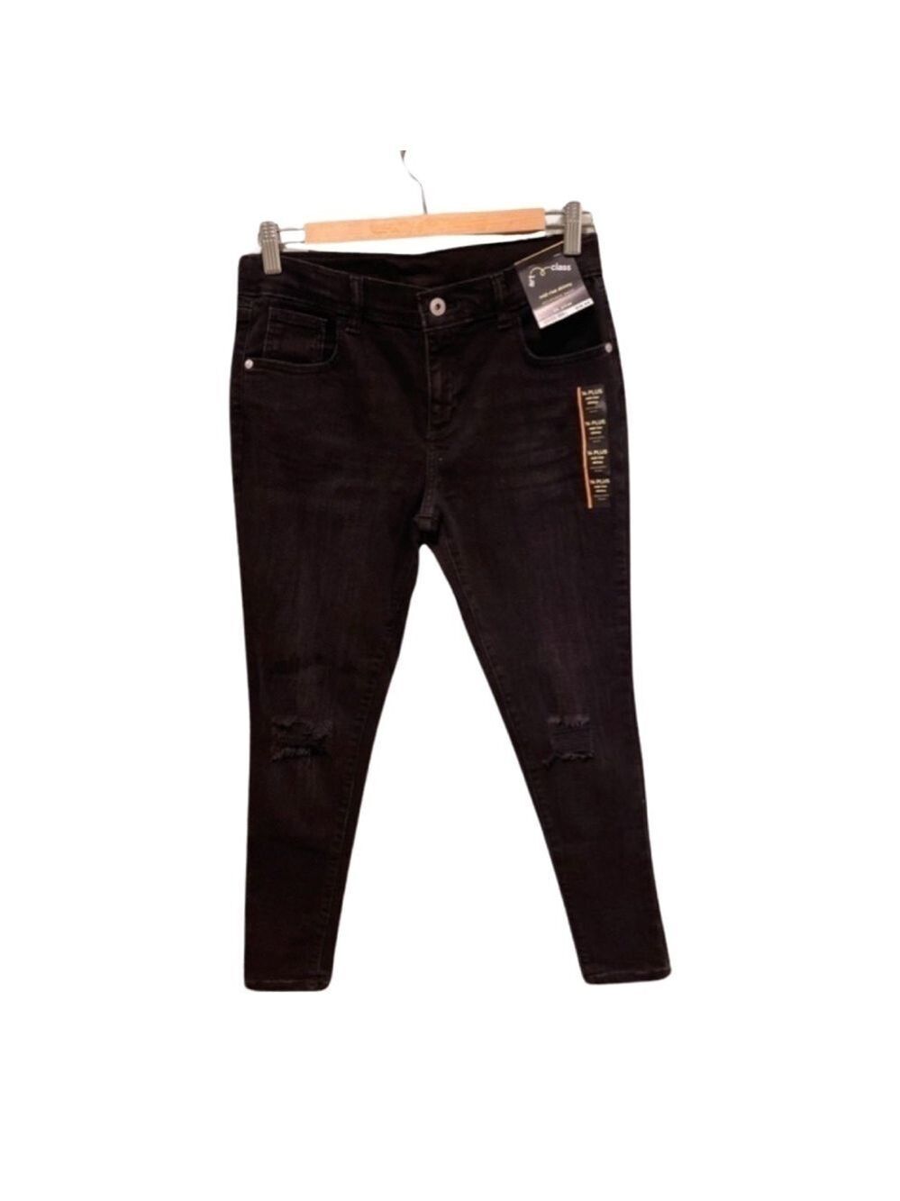 Art Class Girls Distressed Skinny Mid Rise Jeans NWT Size 14 Plus